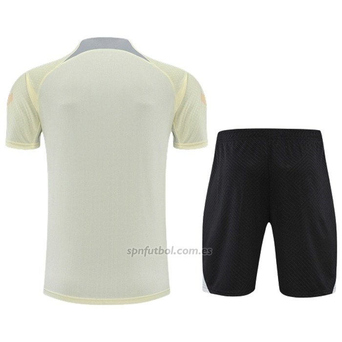 Chandal del Tottenham Hotspur Manga Corta 2022-2023 Beige - Pantalon Corto